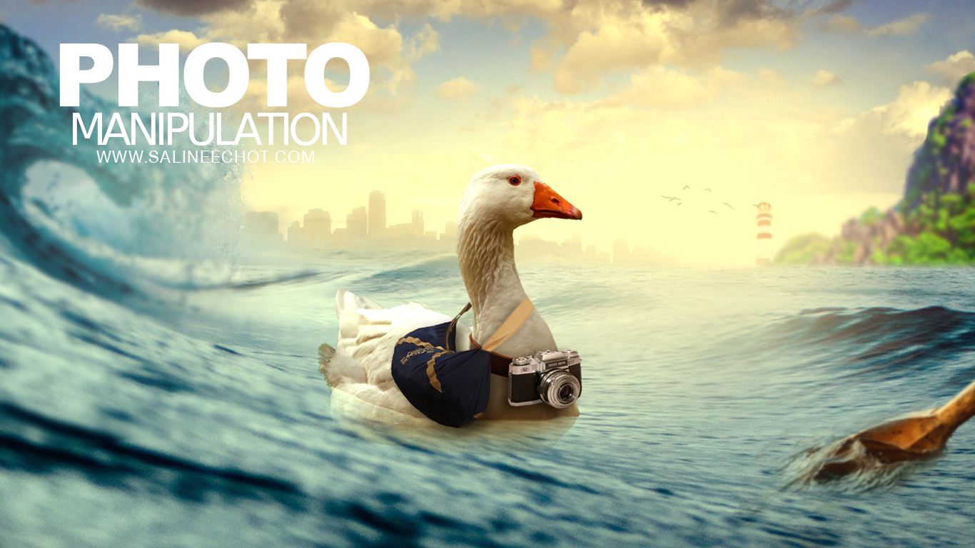 EP128 เรียน Photoshopฟรี ตัดต่อภาพ กับ SalineeChot