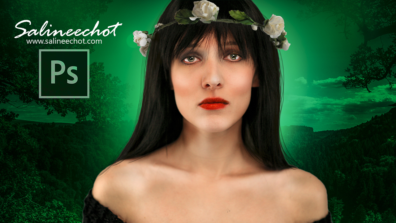 EP283-สอนทำภาพโปสเตอร์-retouch skin ตัดต่อภาพด้วย-Photoshopcc2019