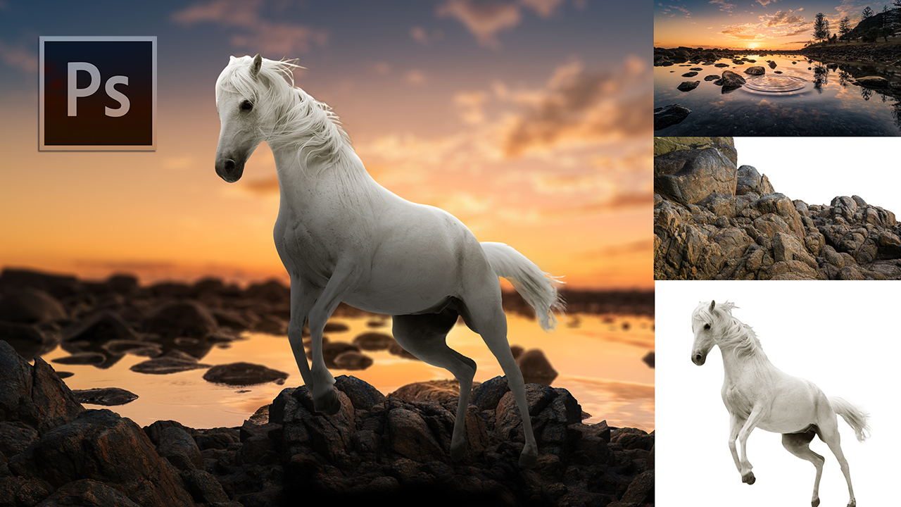 EP374 เทคนิคประกอบภาพ 3 ชิ้นให้เข้ากันเนียนๆ photoshop2021