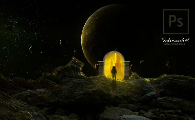 EP399 นักบินอาวกาศทะลุมิติ Photo manipulation Ps2022 By Salineechot