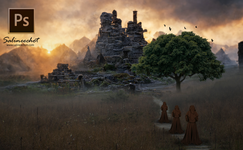 EP419 เทคนิคการประกอบภาพ + MidJuorny  ด้วย photoshopcc2022