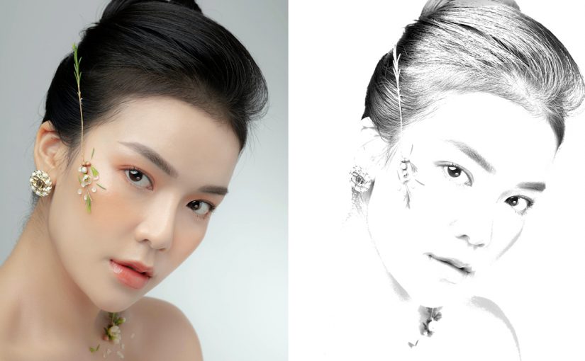 EP434  เปลี่ยนภาพเป็นภาพวาดด้วย photoshop2023