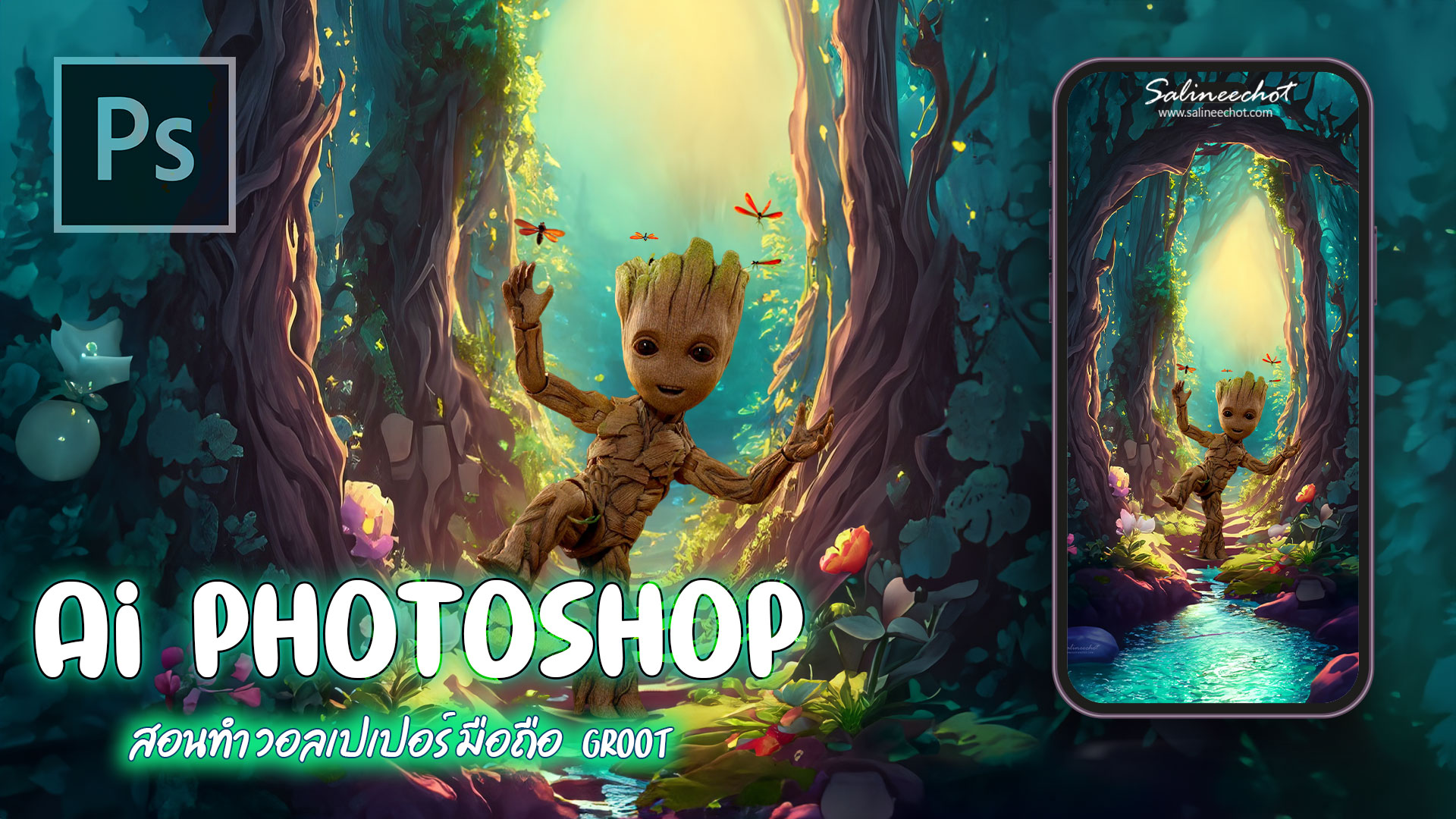 EP446-สอนทำภาพ-wallpaper-มือถือ-ด้วย-Photoshop(BETA)