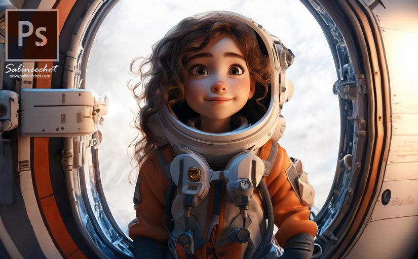 เปลี่ยนพื้นหลังให้อยู่ในอวกาศ ด้วยการเจน AI photoshop เวอร์ชั่น BETA [EP460]