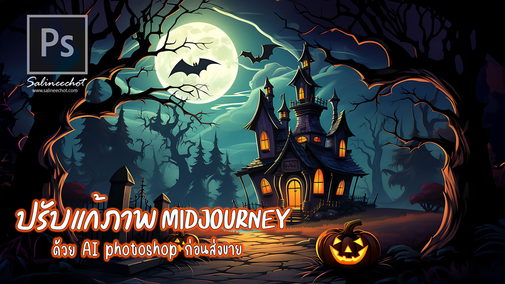 แก้ไขภาพ-midjourney-ก่อนส่งขาย-ด้วยAi-photoshop-BETA-EP469